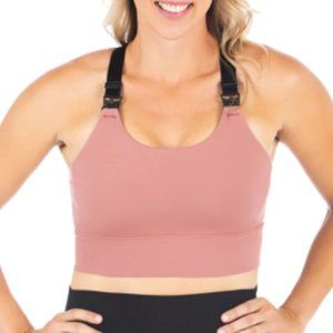 Love & Fit - Cambria Nursing Sports Crop 2.0 - Dusty Rose